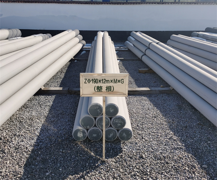 东安190×12米钢筋混凝土水泥电线杆
