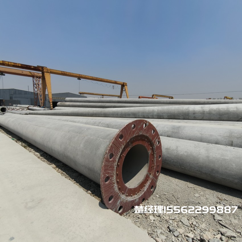 东安12米无拉线电杆